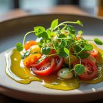 découvrez une entrée digne de la haute gastronomie, alliant élégance et saveurs raffinées pour sublimer vos repas.