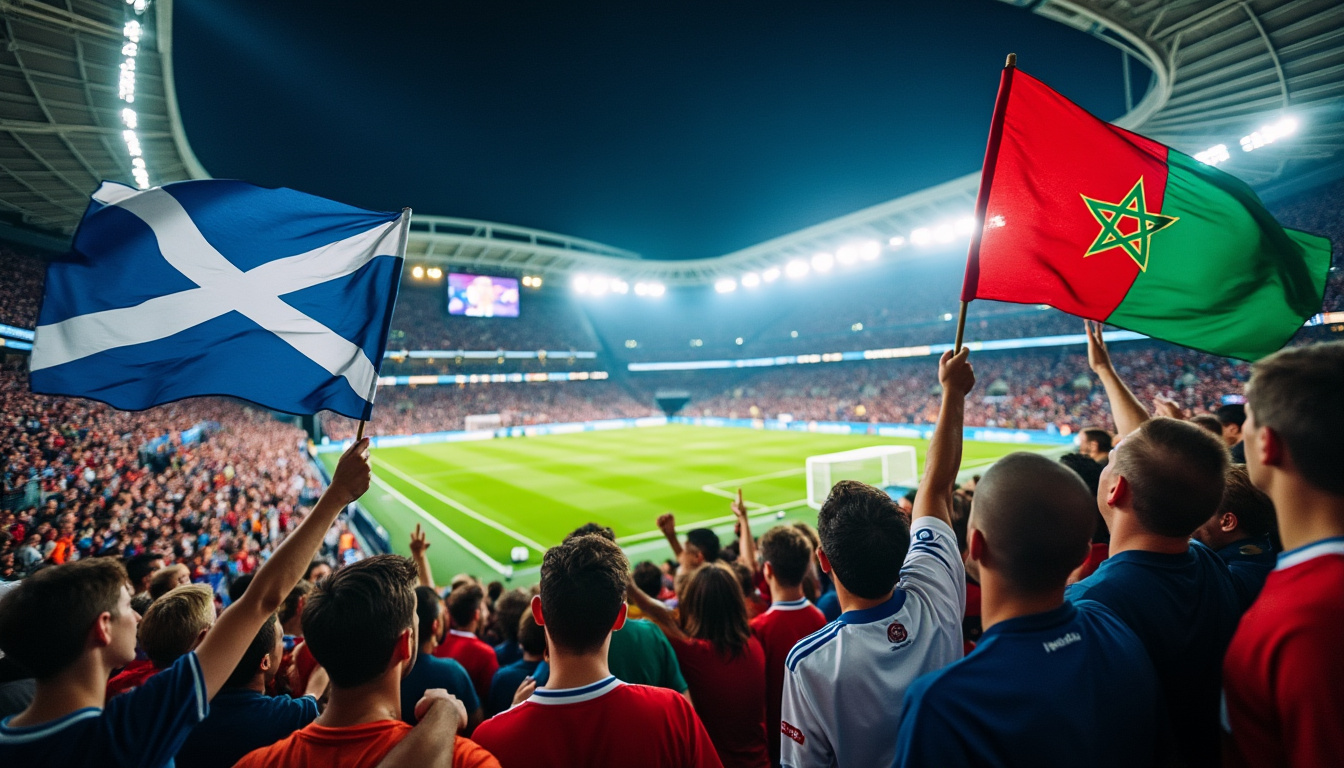 découvrez notre analyse détaillée et pronostic du match écosse vs maroc, accompagnés d'une sélection des meilleures cotes pour optimiser vos paris sportifs.
