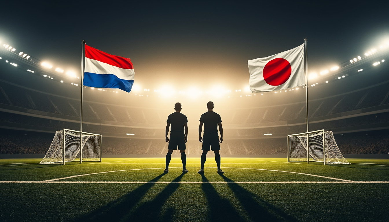 découvrez notre analyse approfondie et notre pronostic du match pays-bas vs japon du 14 juin 2026, un duel exceptionnel entre deux grandes équipes de football.